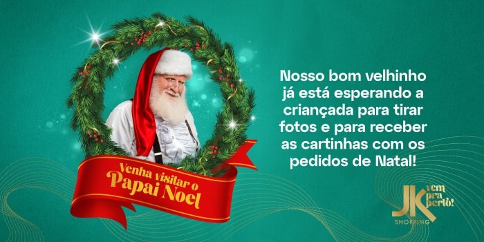 Um Natal cheio de encantos no JK Shopping